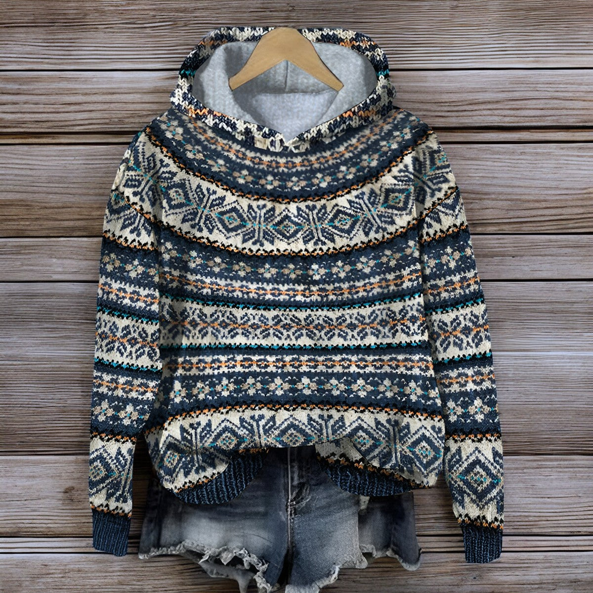 Kaya | Felpa con cappuccio in maglia