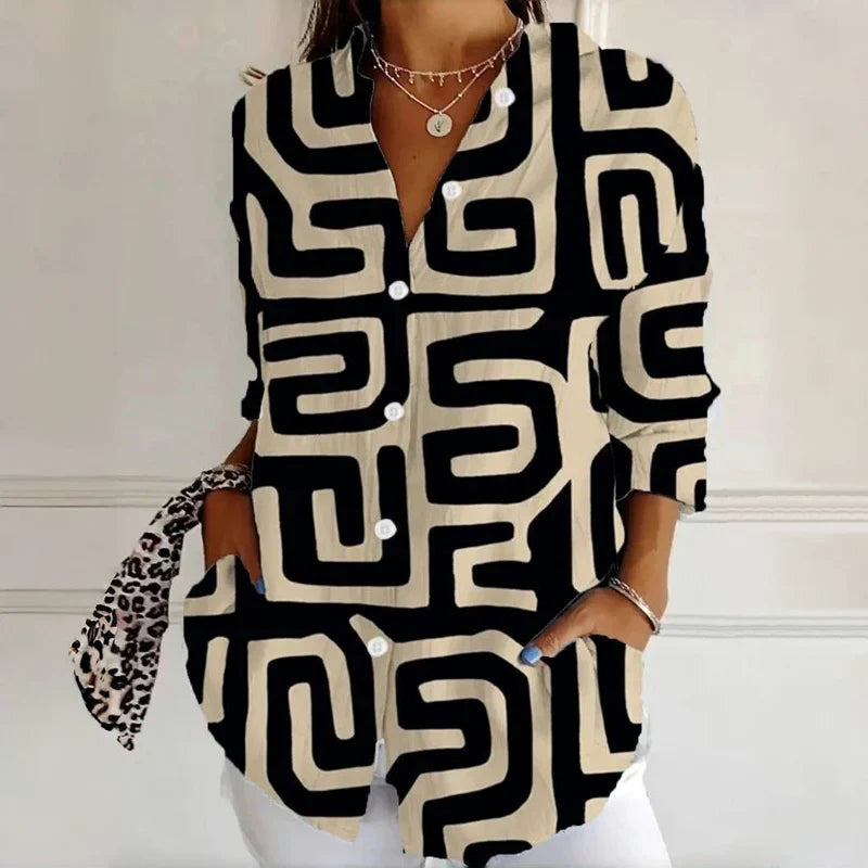 Stella | Camicetta Elegante Donna in Cotone Traspirante 2