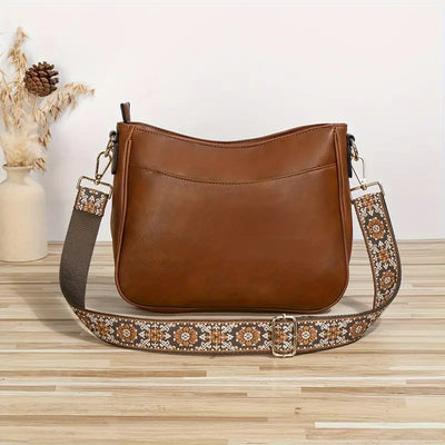 Quirina | Borsa Tracolla Donna Vegana Elegante con Dettagli Dorati 2