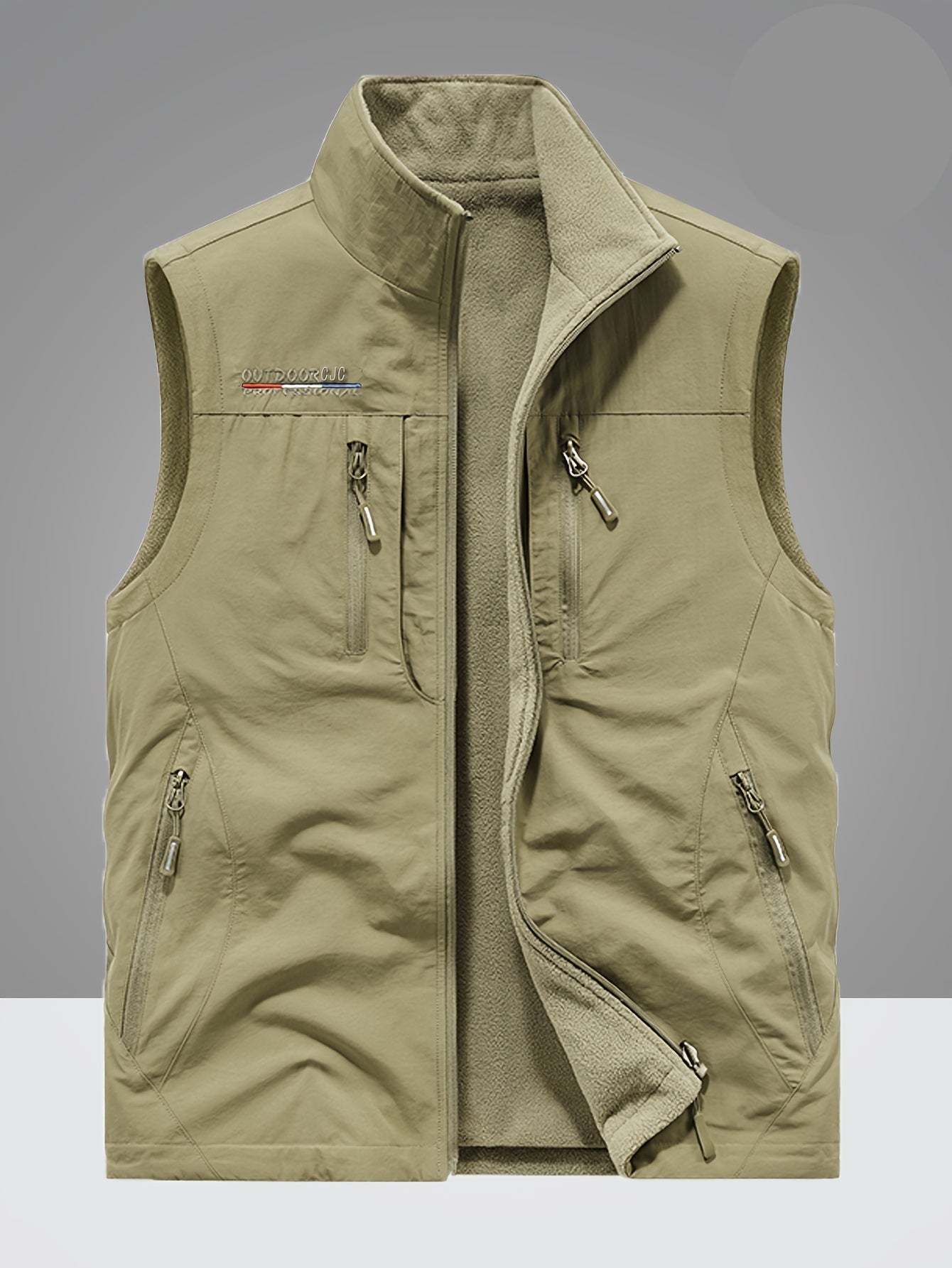Nicolò | Gilet foderato in pile con tasche multiple