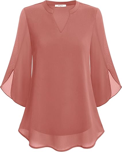 Celeste | Camicetta Elegante a Maniche Split per Donna-6