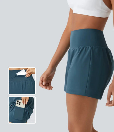 Variant image for Margarethe Pantaloncini Yoga Donna – 2 in 1, Alta Vita, Elastico e Traspirante-1