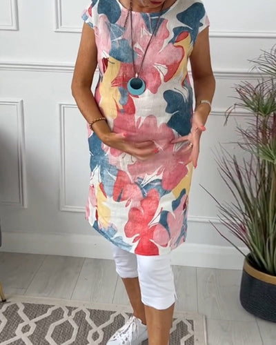 Lainey | Top lungo floreale casual