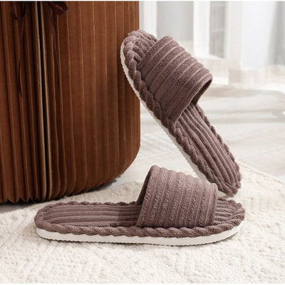 Federico | Open pantoffels met strepen