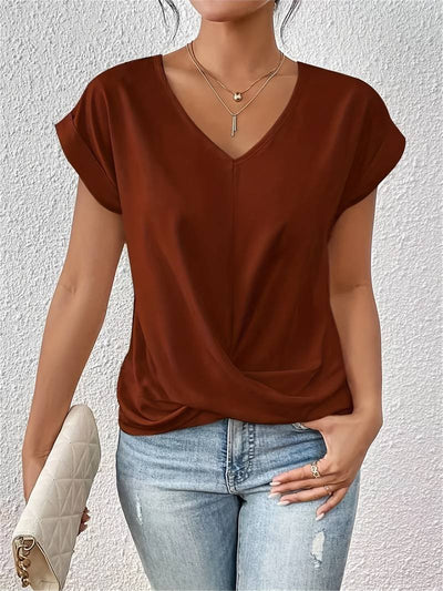 Ariana | Top casual con maniche corte