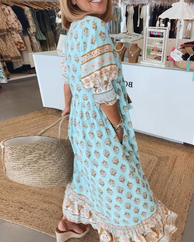 Emilia | Abito casual con stampa