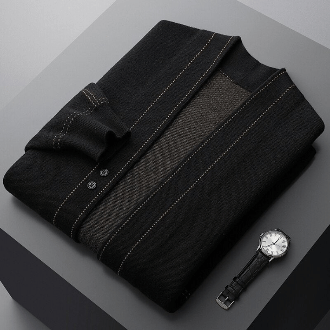 Luca | Comodo cardigan in lana