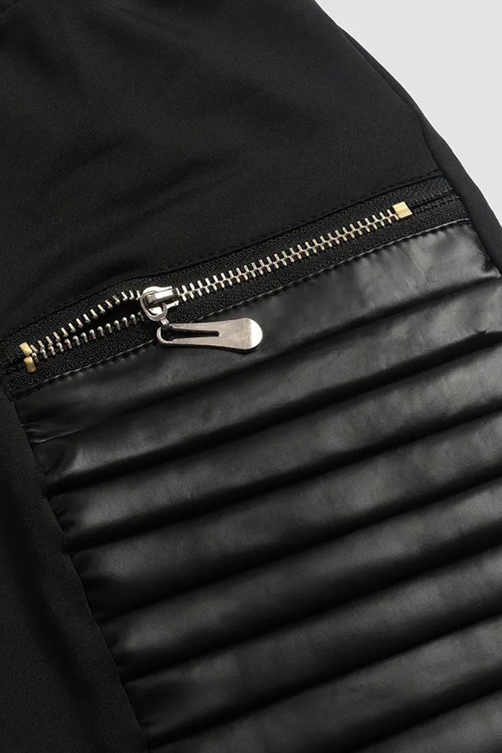 Fedra | Pantaloni in pelle con cerniera