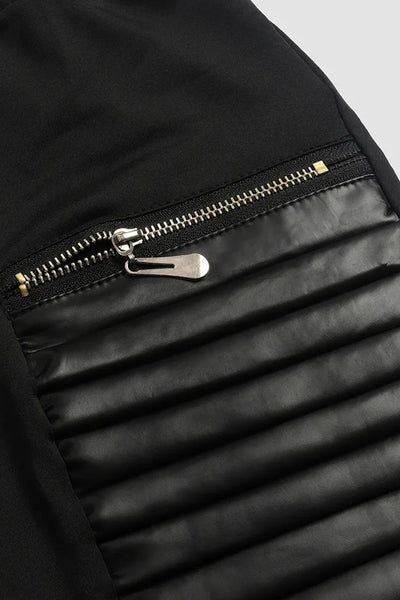 Fedra | Pantaloni in pelle con cerniera