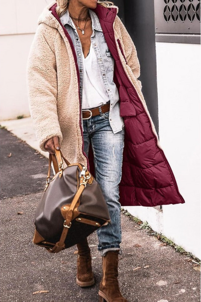 Ginetta | Elegante cappotto reversibile