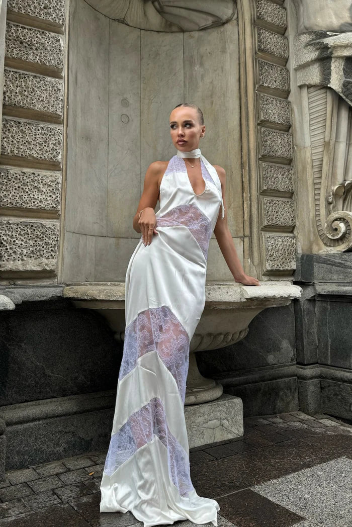 Variant image for Lara | Maxi Dress in Pizzo Delicato – Elegante e Romantico-6