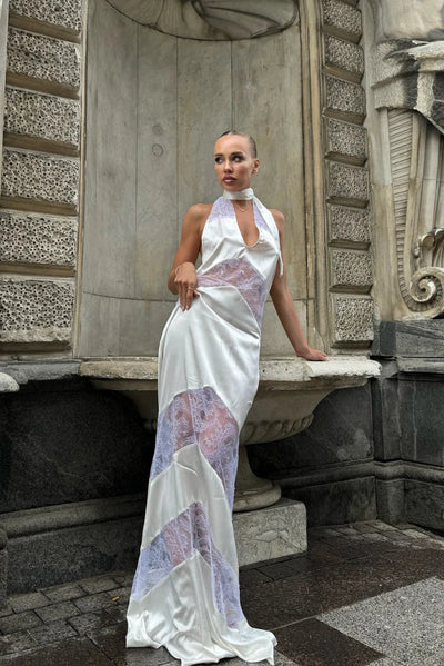 Variant image for Lara | Maxi Dress in Pizzo Delicato – Elegante e Romantico-6
