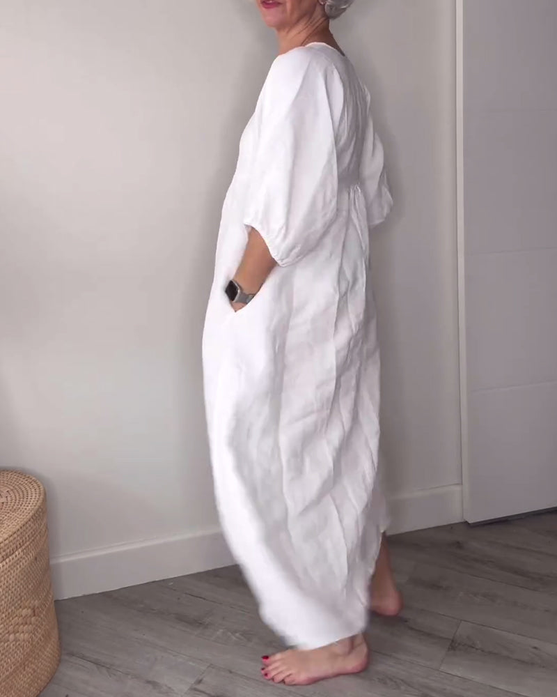 Bettina | Abito casual con scollo a V
