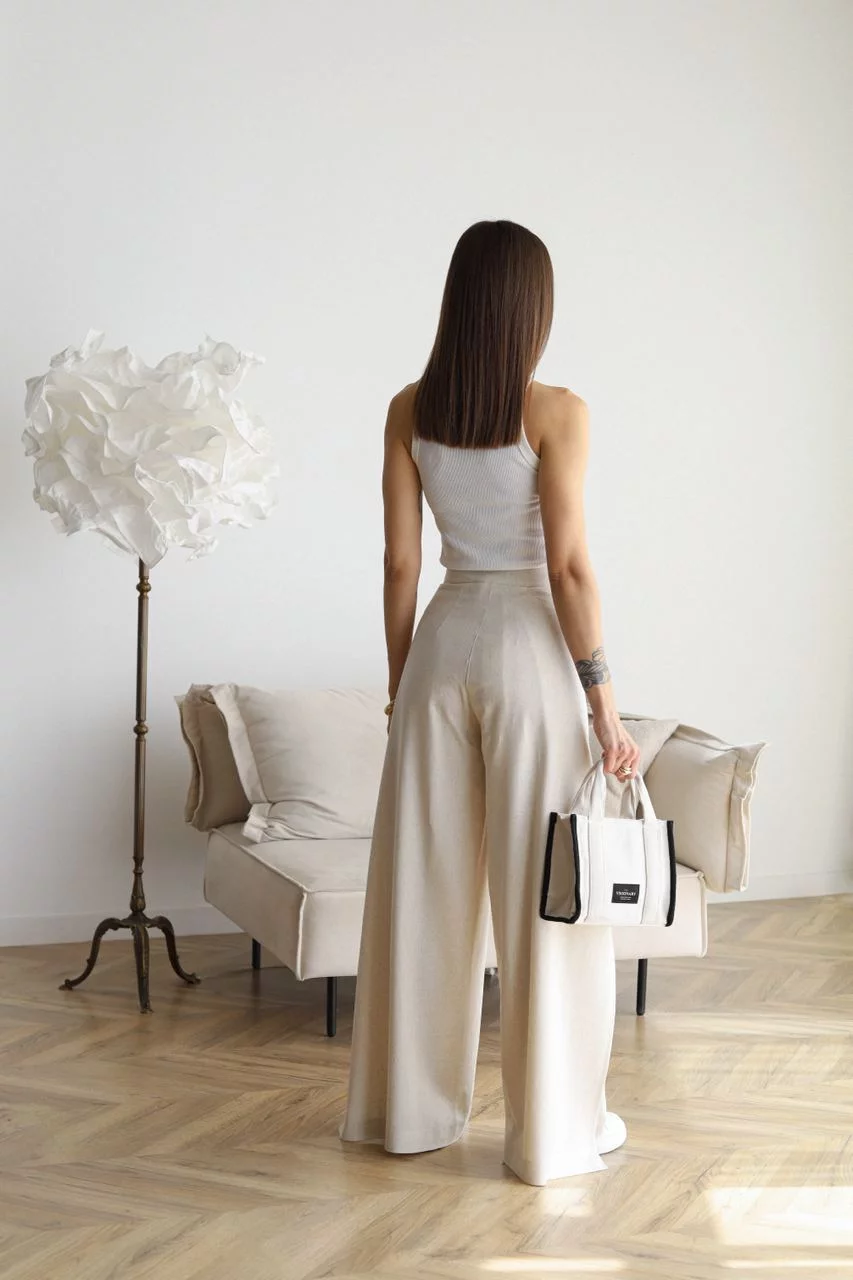 JULIANNA | PANTALONI IN LINO DAL TAGLIO AMPIO