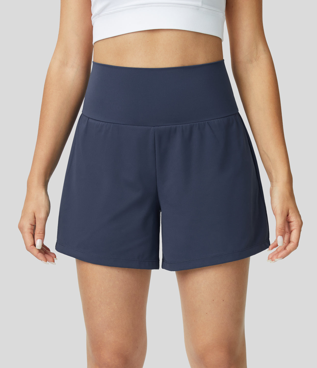 Variant image for Margarethe Pantaloncini Yoga Donna – 2 in 1, Alta Vita, Elastico e Traspirante-46