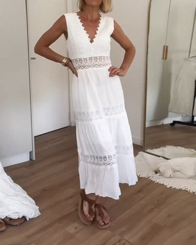 Martina | Abito a canotta con scollo a V