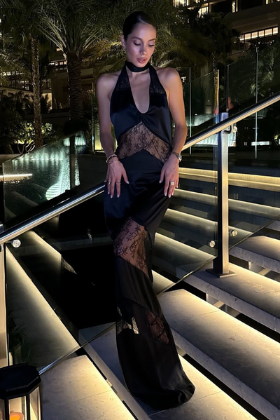 Lara | Maxi Dress in Pizzo Delicato – Elegante e Romantico 6