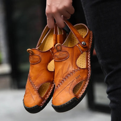 Emiliano | Sandali classici e robusti in pelle