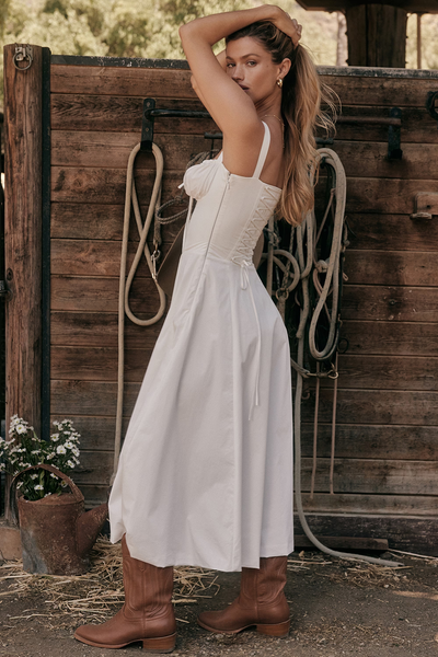 Eberta | Abito floreale Milk