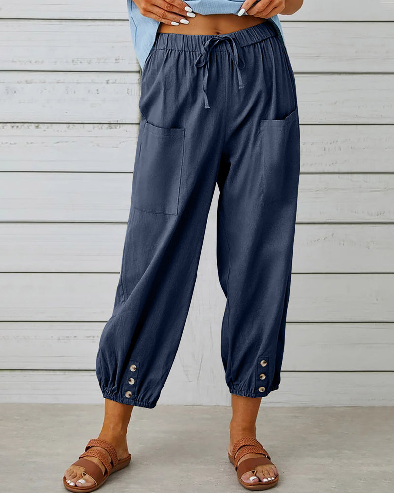 Michela | Pantaloni larghi e comodi