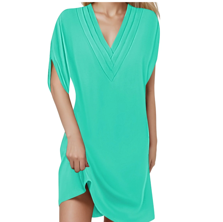 Claire | Abito elegante in cotone e lino