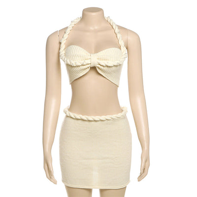Alice | Bikini Set Sexy Mini Gonna con Top Cropped
