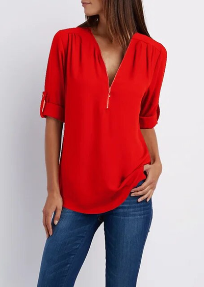 Variant image for Kassidy Blusa Elegante Donna – Cerniera, Poliestere e Spandex-57
