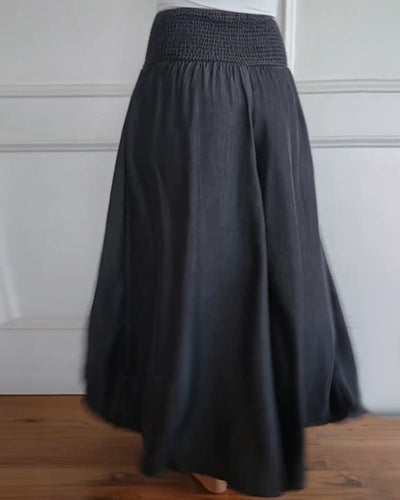 Rosa | Pantaloni larghi con elastico in vita