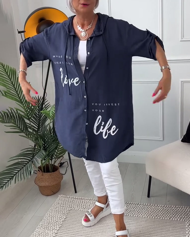 Olivia | Giacca con cappuccio Love Life