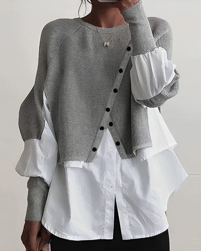 Celine Casual Top - Morbido Tessuto Traspirante, Versatile e Confortevole-2