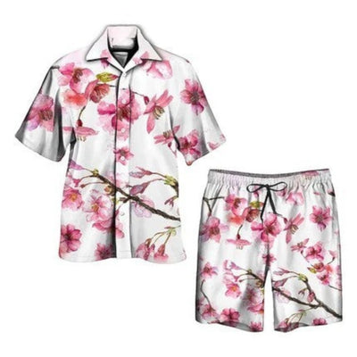Variant image for Jorden | Set Estivo a 2 Parti con Camicia Tropicale e Pantaloncini Coordinati-65