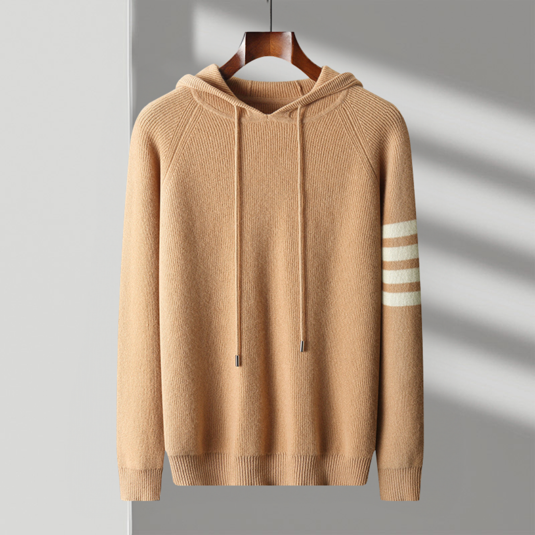Moe | Felpa Nera Con Cappuccio Uomo Casual 6