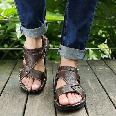 Charles | Sandales en cuir à la mode