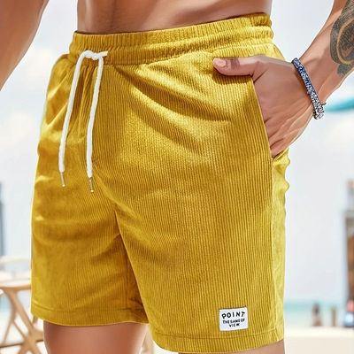 Marcello | Pantaloncini da Uomo in Tessuto di Corda Casual e Leggeri