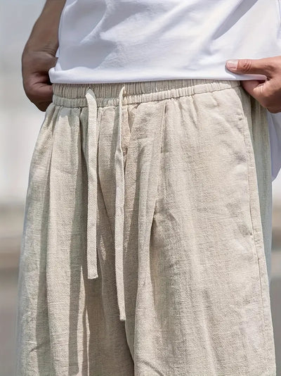 Lino Libero | Pantaloni Larghi Donna in Lino Casual e Traspiranti-4