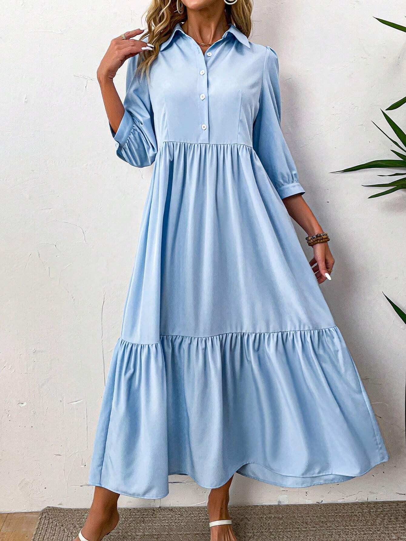 Vittoria | Abito Maxi Elegante con Collo