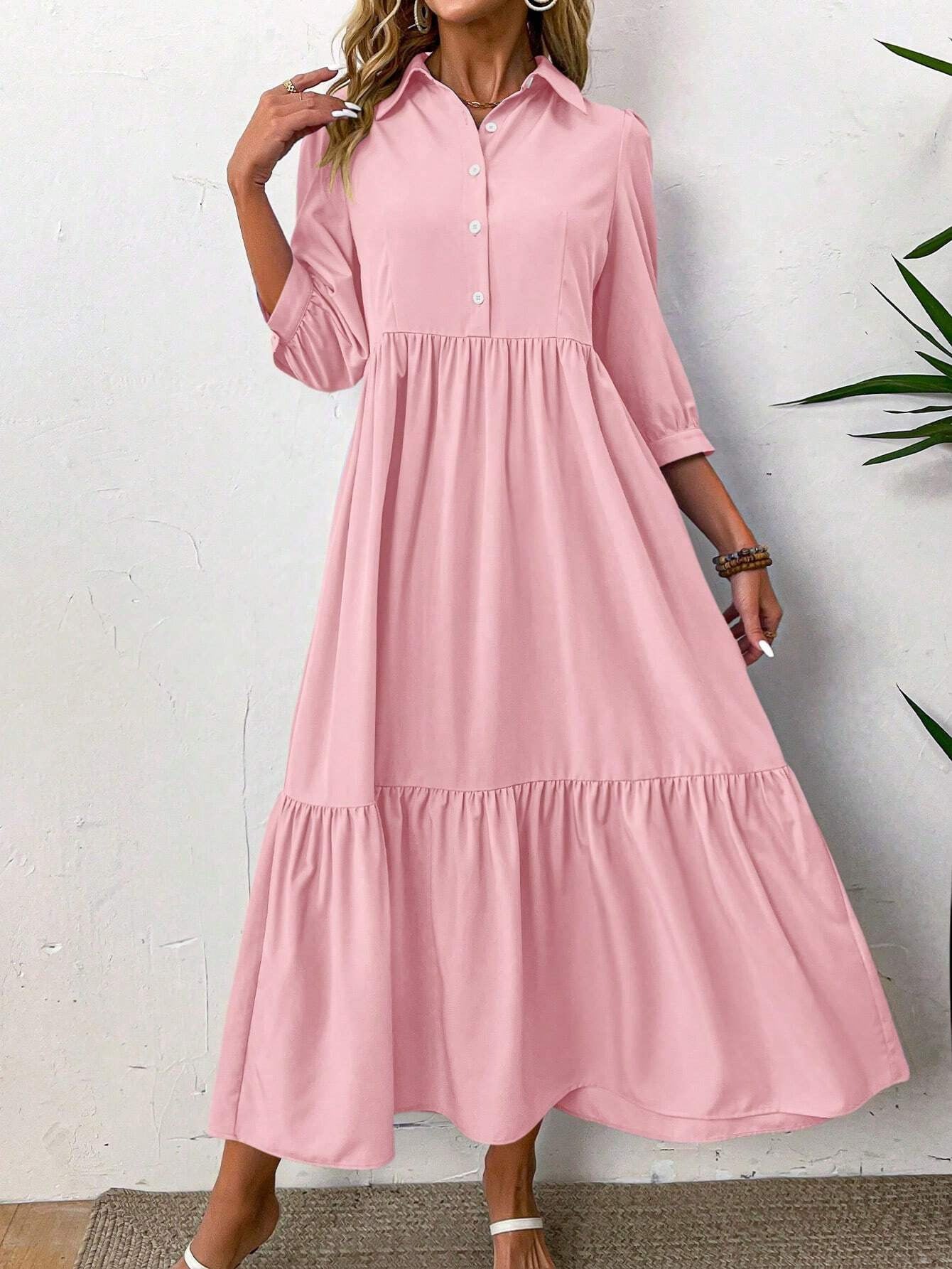 Vittoria | Abito Maxi Elegante con Collo