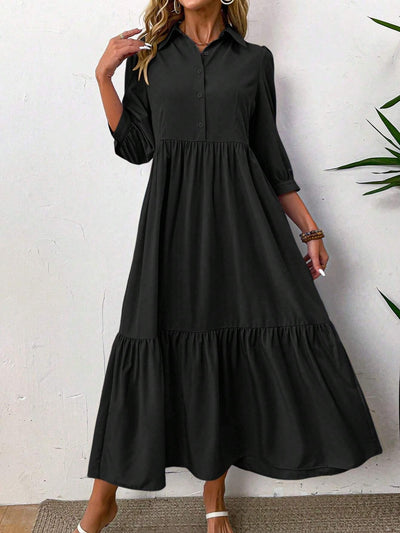 Vittoria | Abito Maxi Elegante con Collo