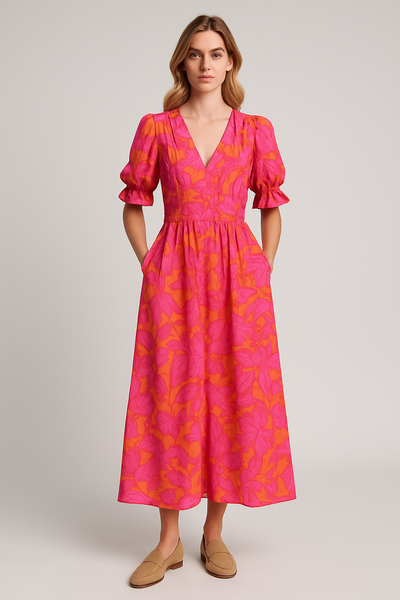 Alana | Maxi abito floreale