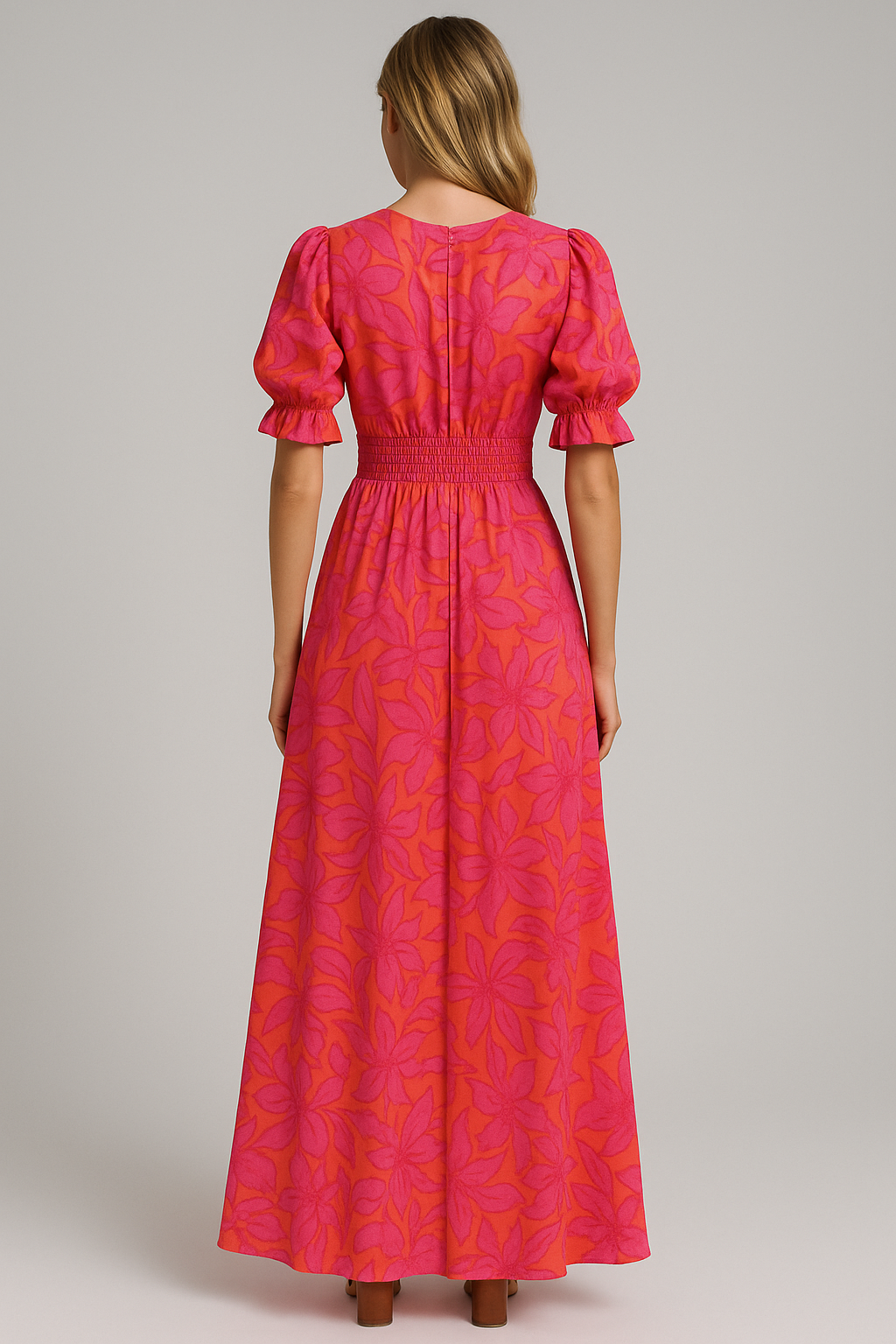 Alana | Maxi abito floreale