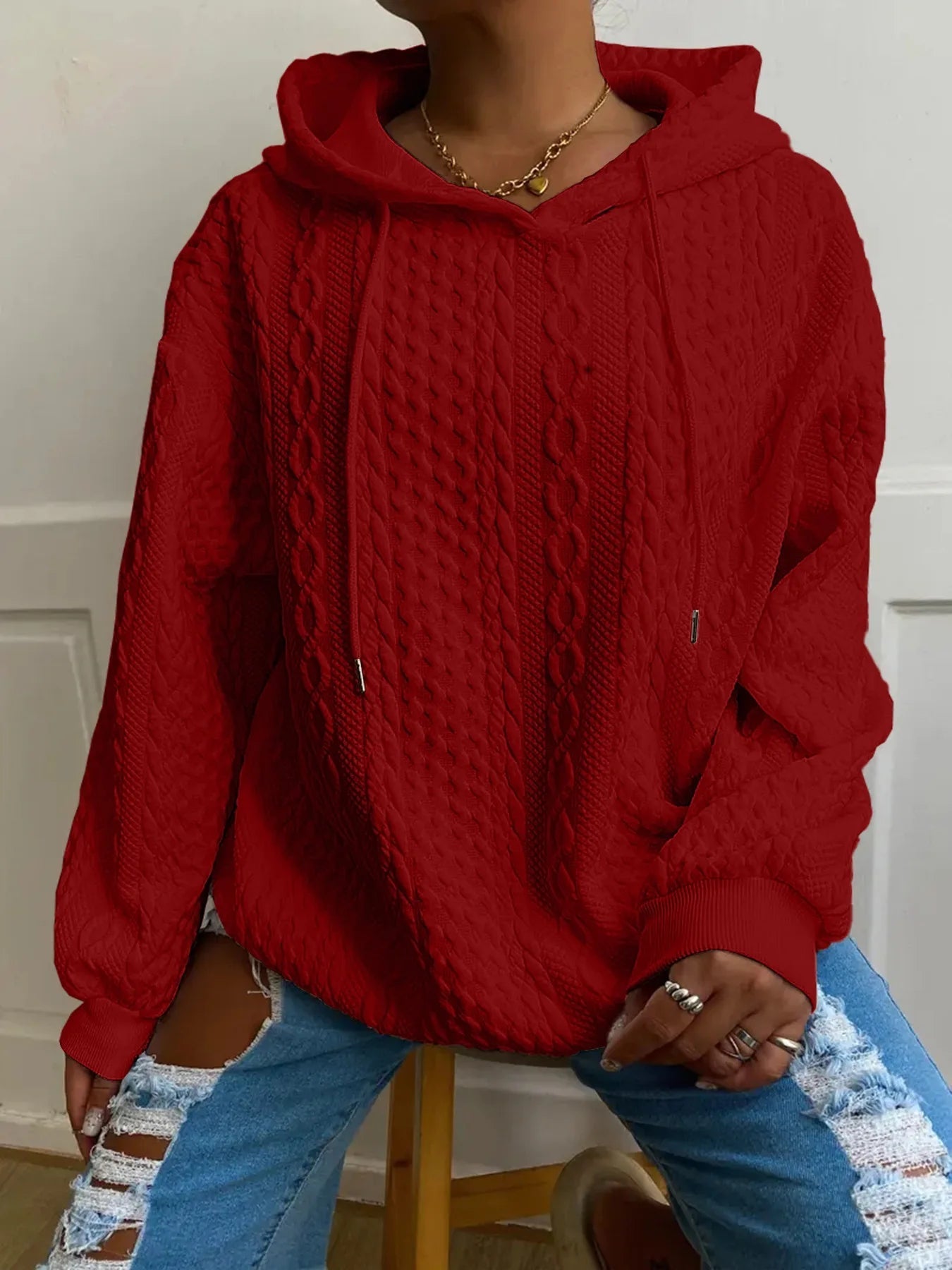 Alexis | Winter-Sweatshirt mit Kapuze