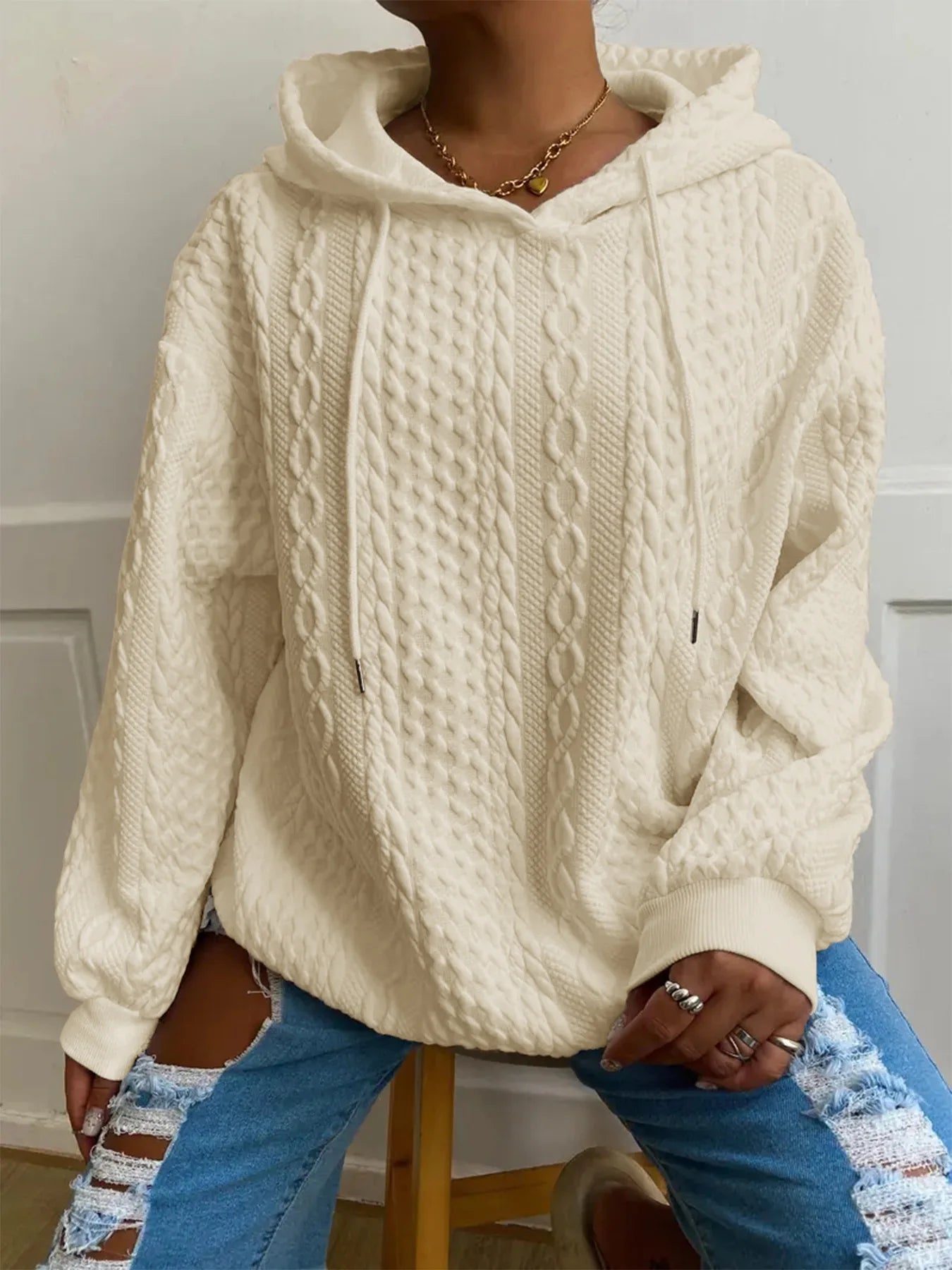 Alexis | Winter-Sweatshirt mit Kapuze