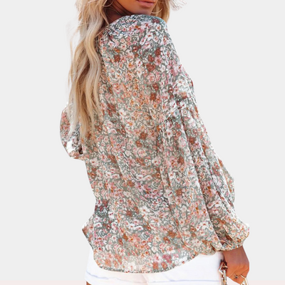 Moniek | Blusa Floreale Casual-6