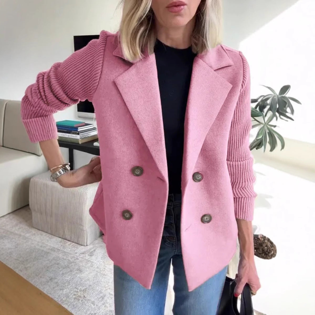 Anaya | Blazer oversize a doppio petto classico 2