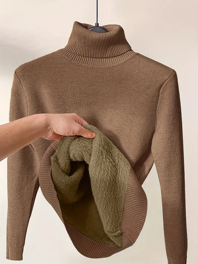 Andrea | Comodo maglione a collo alto