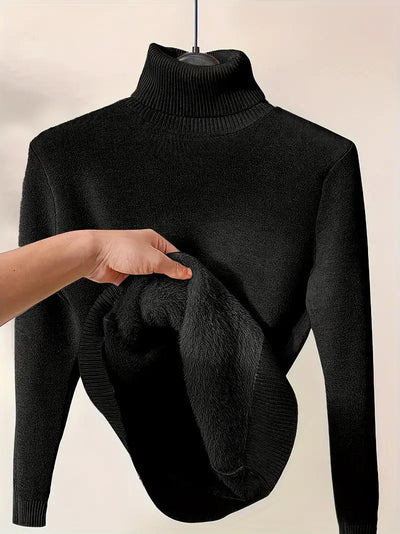 Andrea | Comodo maglione a collo alto