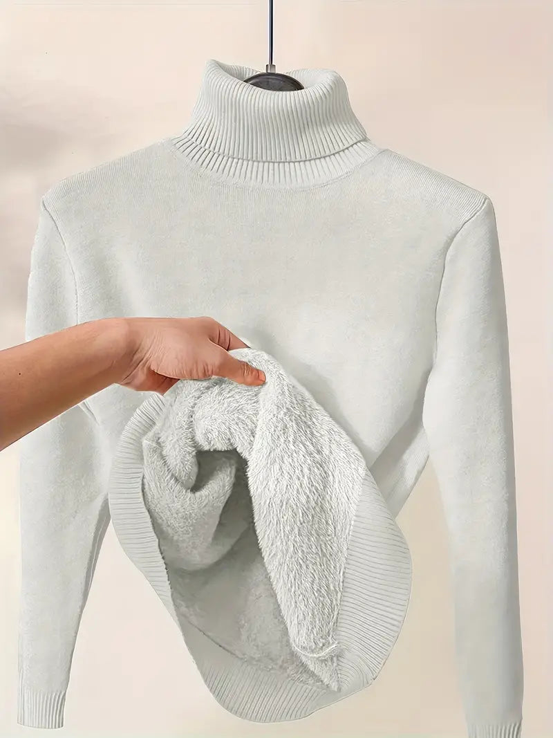 Andrea | Comodo maglione a collo alto