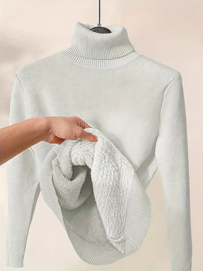 Andrea | Comodo maglione a collo alto