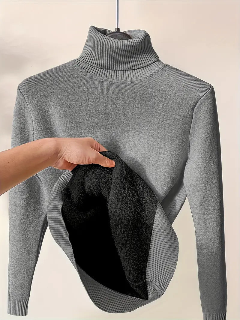 Andrea | Comodo maglione a collo alto