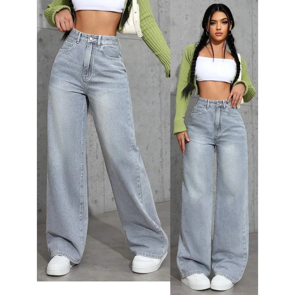 Andrea | Jeans larghi moderni a vita alta